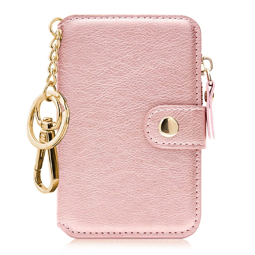 7541 Keychain wallet with ID Window, Wallet Key Holder Small Leather